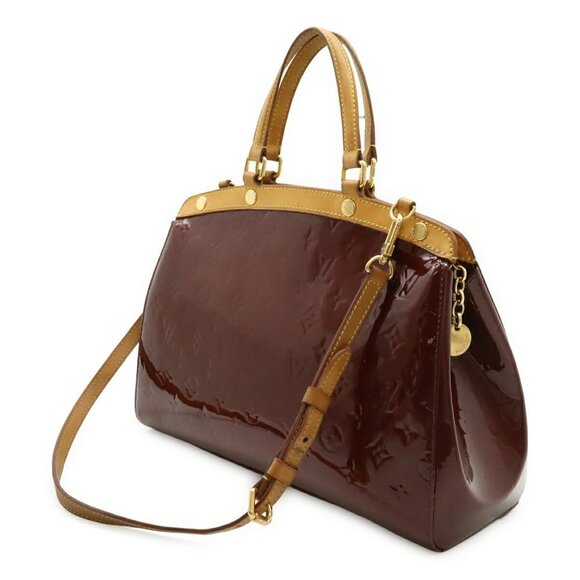 LOUIS VUITTON Red Monogram Shoulder Bag - Picture 3 of 10